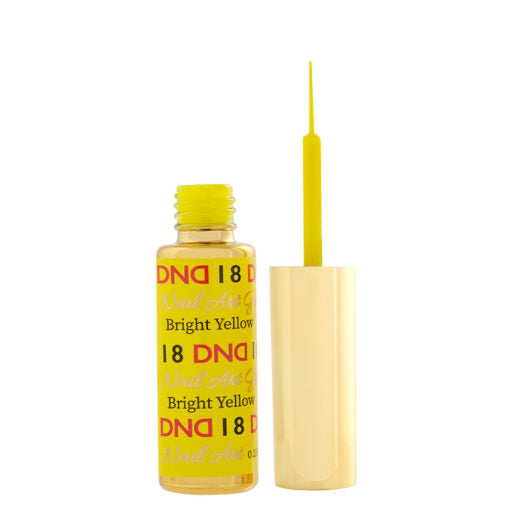 DND - Gel Nail Art Liner - Bright Yellow - #018
