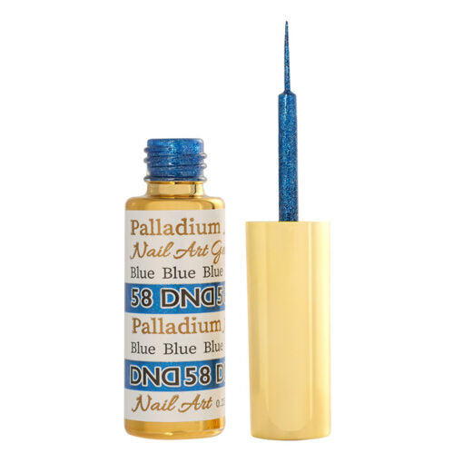 DND - Gel Nail Art Palladium Liner - Blue - #058