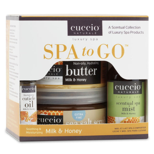 Cuccio - Spa To Go Kit With Cuticle Roll-On - Milk & Honey
