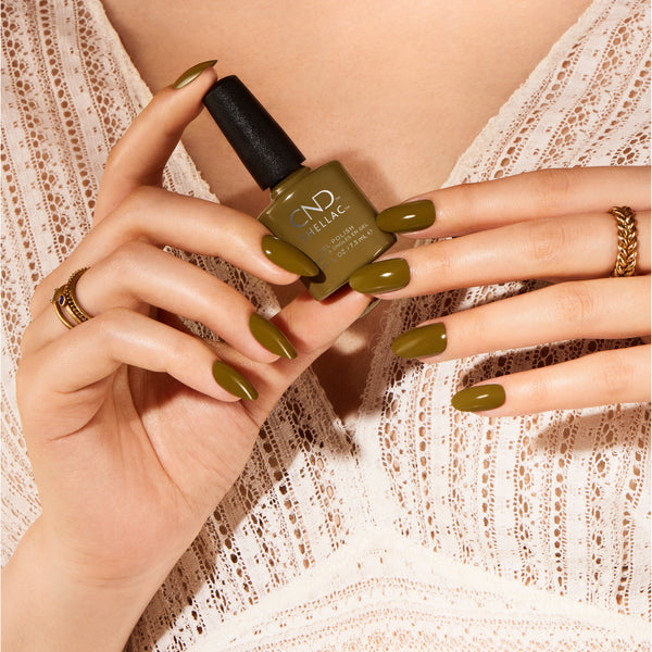 CND - Shellac Combo - Base, Top & Olive Grove