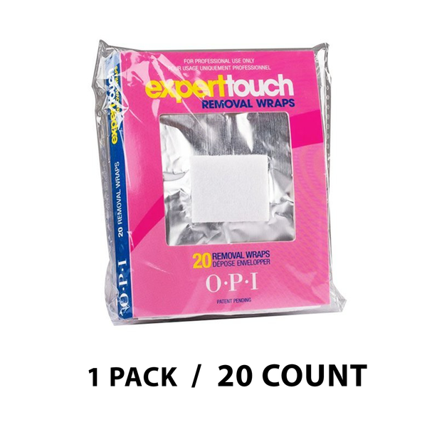 OPI Expert Touch Removal Wraps - 1 Pack / 20 Count