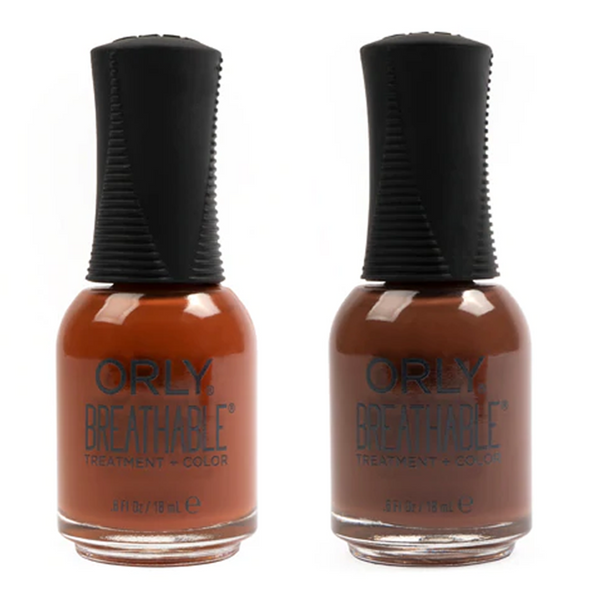 Orly Nail Lacquer Breathable - Sepia Sunset & Rich Umber