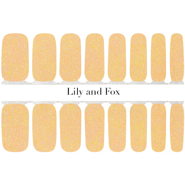 Lily and Fox - Nail Wrap - Peach Bellini