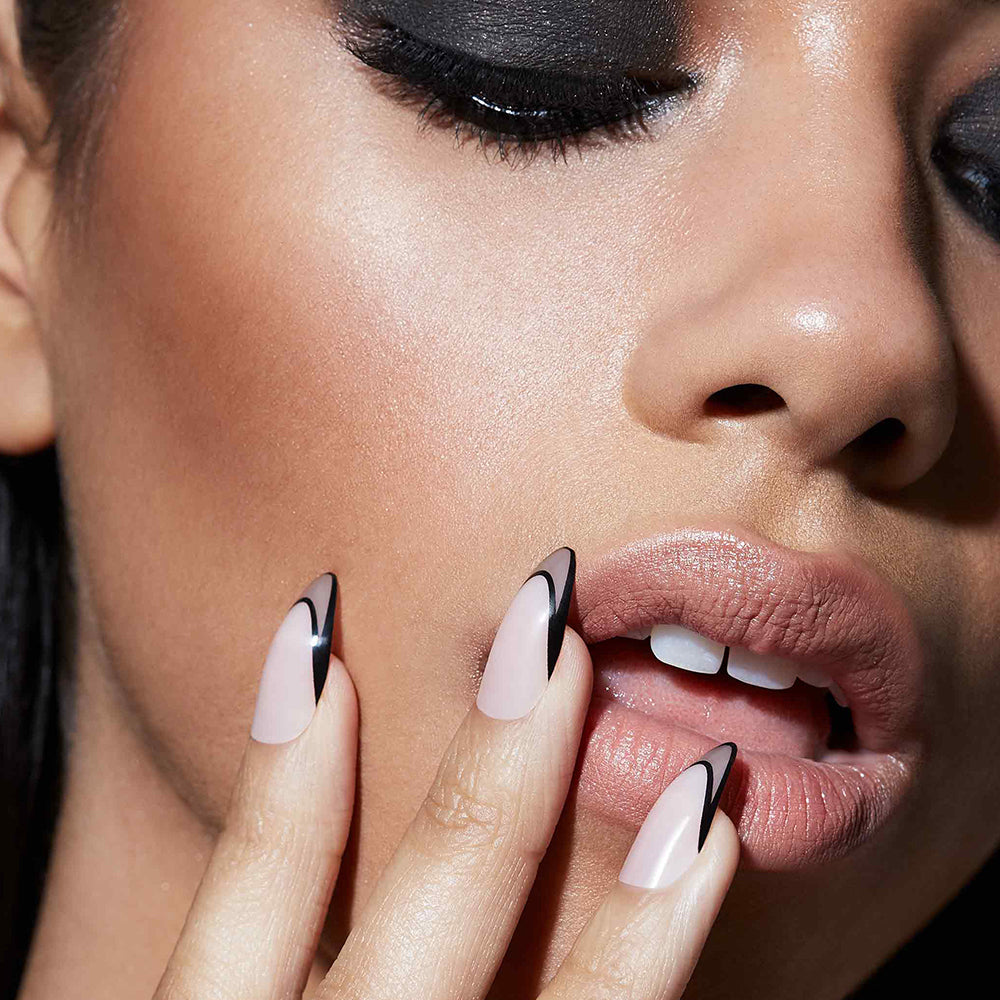 Static Nails Reusable PopOn Manicures Sheer Fixation Almond