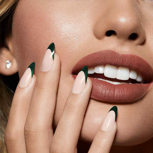 Static Nails - Reusable Pop-On Manicures - Soho French Almond