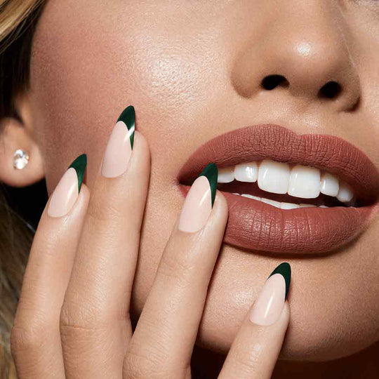 Static Nails - Reusable Pop-On Manicures - Soho French Almond