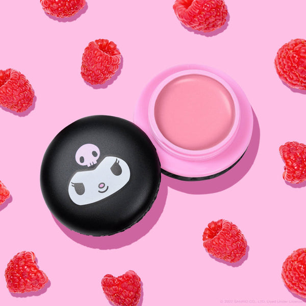 The Creme Shop X Hello Kitty - Kuromi Macaron Lip Balm Raspberry Cream Puff