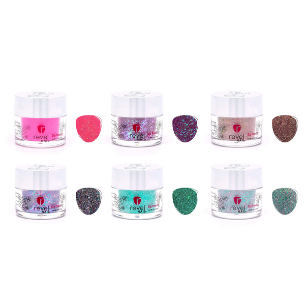 Revel Nail - Dip Powder Flakes Full Coverage Collection