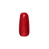 DND - Super Platinum Glitter Collection - Ruby Jewel 0.6 oz - #942