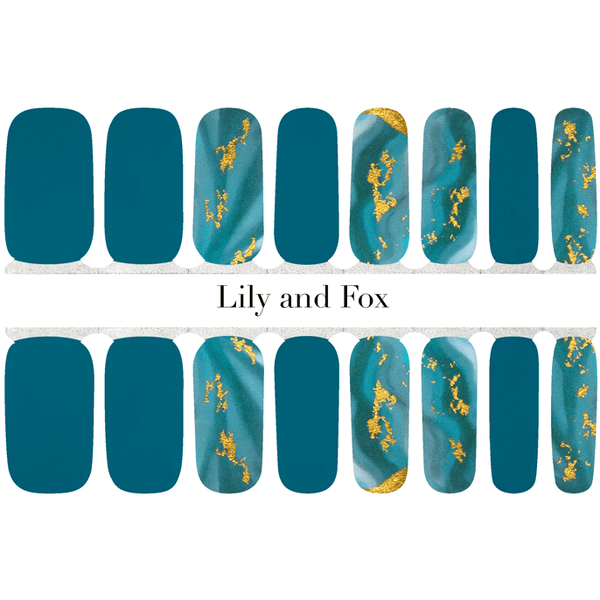 Lily and Fox - Nail Wrap - Ocean Princess