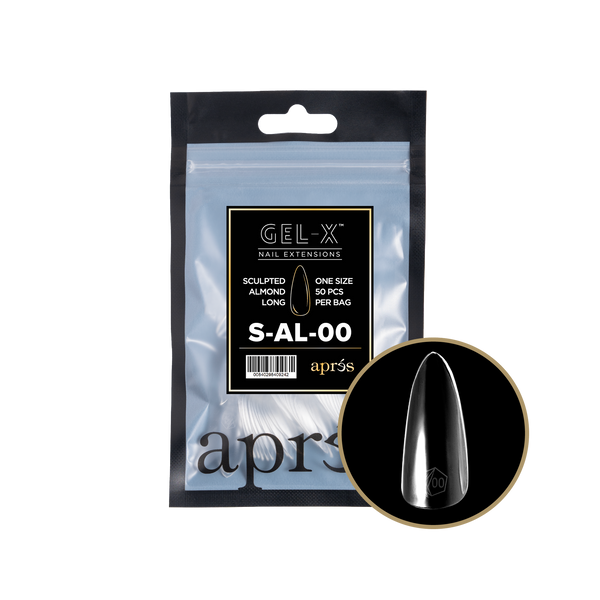 apres - Gel-X 2.0 Refill Bags - Sculpted Almond Long Size 00 (50 pcs)