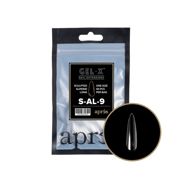 apres - Gel-X 2.0 Refill Bags - Sculpted Almond Long Size 9 (50 pcs)