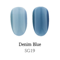 GENTLE PINK - Gel Polish Denim Blue 0.30 oz - #SG19