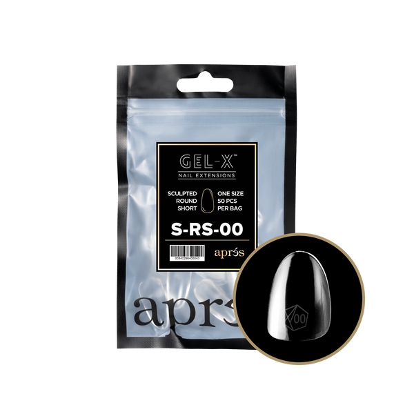 apres - Gel-X 2.0 Refill Bags - Sculpted Round Short Size 00 (50 pcs)