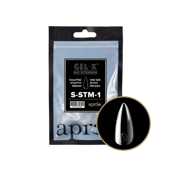 apres - Gel-X 2.0 Refill Bags - Sculpted Stiletto Medium Size 1 (50 pcs)