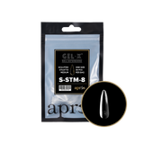 apres - Gel-X 2.0 Refill Bags - Sculpted Stiletto Medium Size 8 (50 pcs)