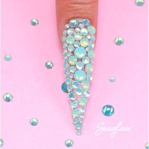 Kiara Sky Nail Art - Rhinestones - Seaglass