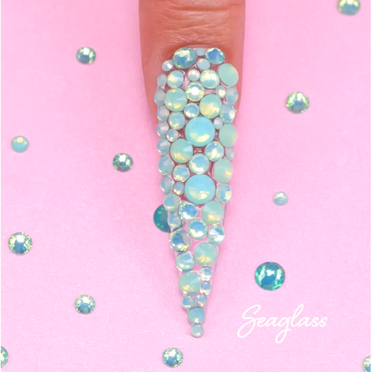Kiara Sky Nail Art - Rhinestones - Seaglass