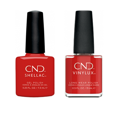 CND - Shellac & Vinylux Combo - Devil Red