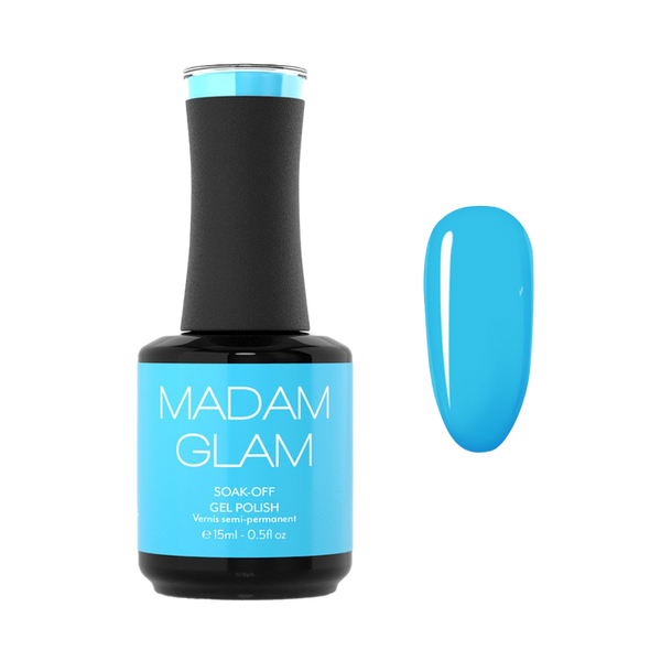 Madam Glam - Gel Polish - Aqua Blue