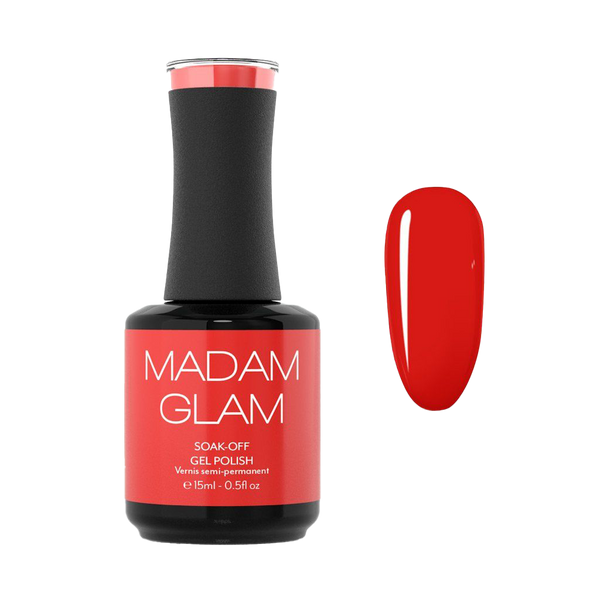 Madam Glam - Gel Polish - True Fire Brick Red