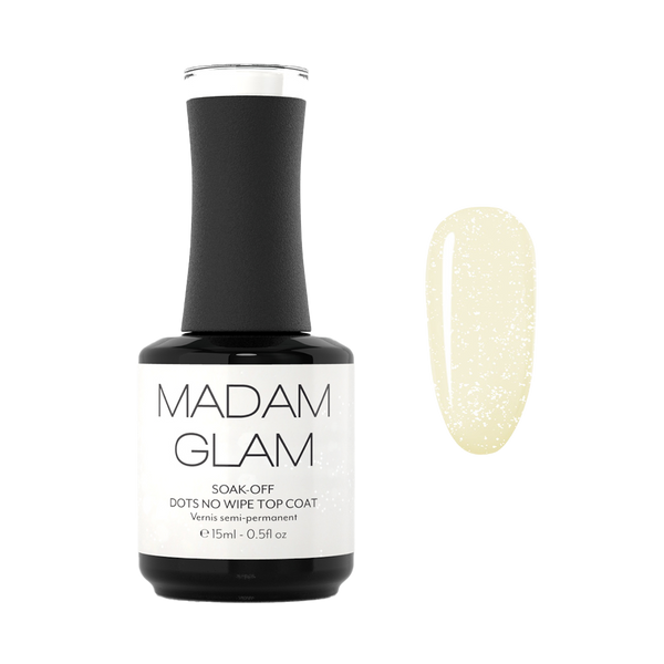 Madam Glam - Gel Polish - Polka dot Bunny Top Coat
