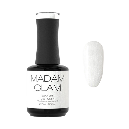 Madam Glam - Gel Polish - Shimmer White