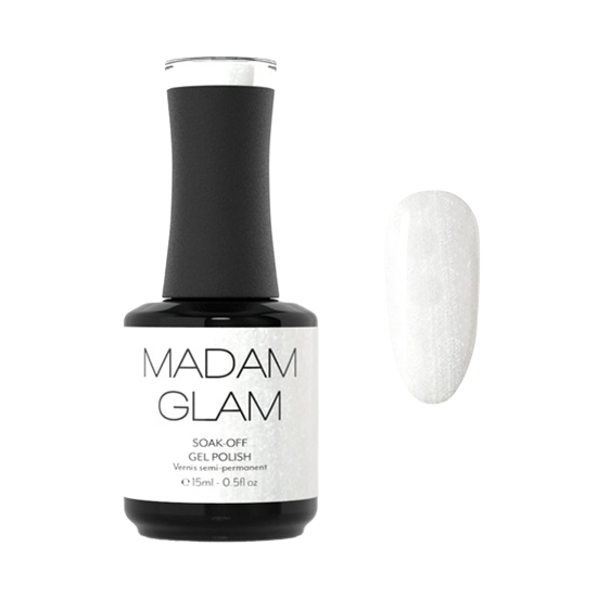 Madam Glam - Gel Polish - Shimmer White