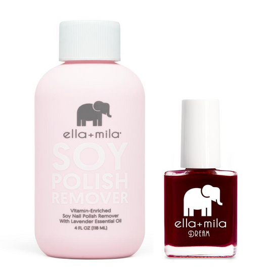 ella+mila - Soy Polish Remover & Nightdreamer - .45oz