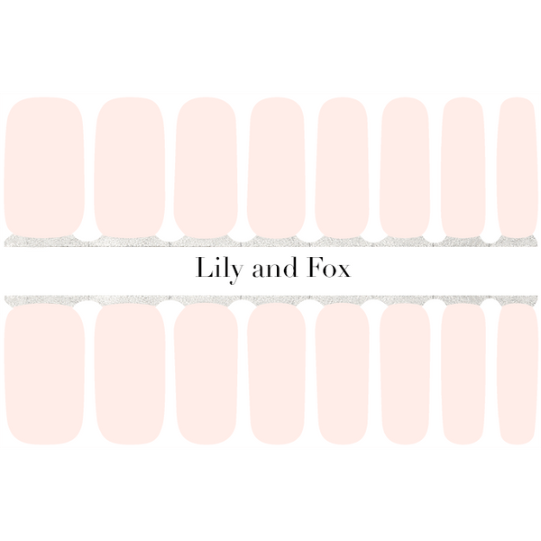 Lily and Fox - Nail Wrap - Strawberry Shake