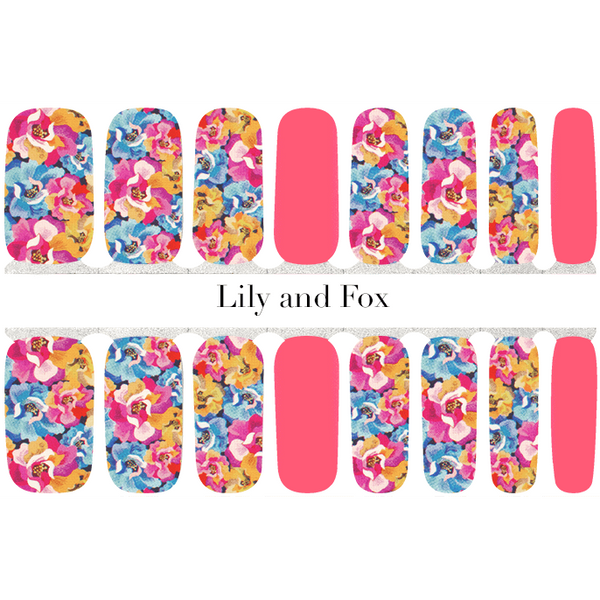 Lily And Fox - Nail Wrap - Painted Spring