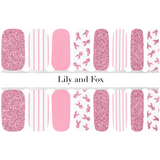 Lily And Fox - Nail Wrap - Pink Warrior