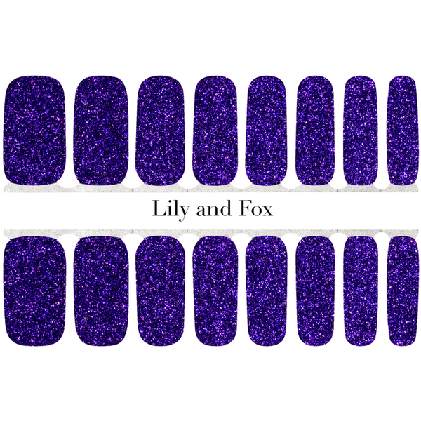 Lily And Fox - Nail Wrap - Purple Rain