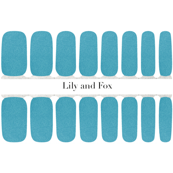 Lily and Fox - Nail Wrap - Ocean Lustre