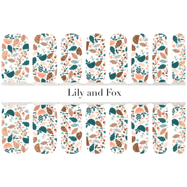 Lily And Fox - Nail Wrap - Rustic Treasures