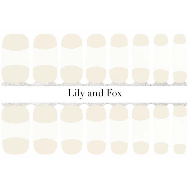 Lily And Fox - Nail Wrap - Mon Amour (French Tips)