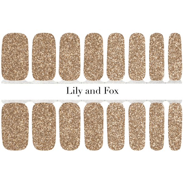 Lily And Fox - Nail Wrap - Champagne On Ice