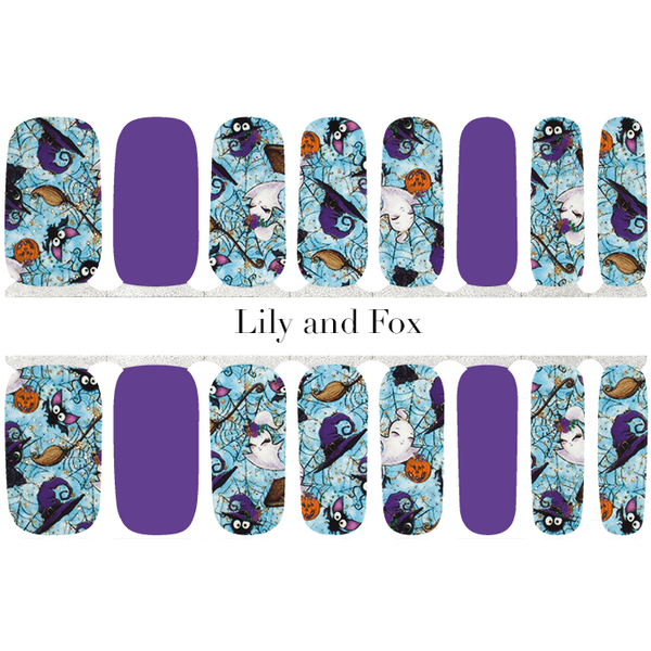 Lily And Fox - Nail Wrap - Gorgeous Ghouls