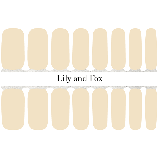 Lily And Fox - Nail Wrap - Beige Baby