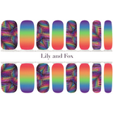 Lily and Fox - Nail Wrap - Neon Tropics