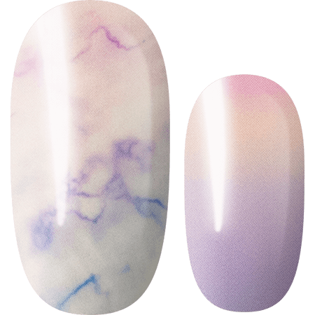 Lily and Fox - Nail Wrap - Cotton Candy Skies