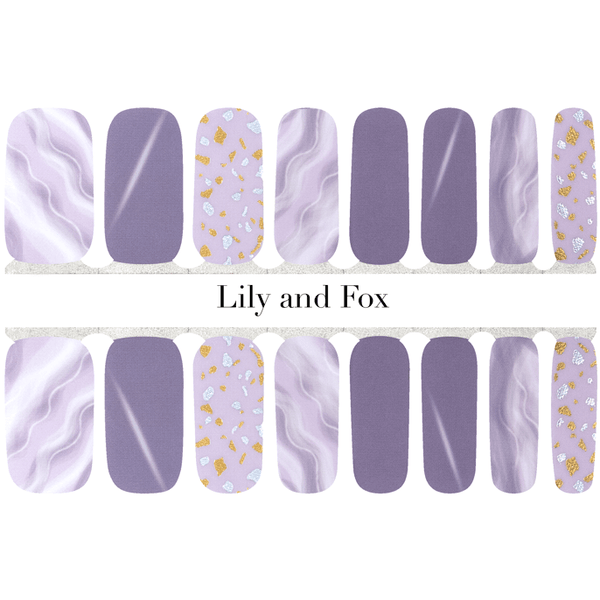 Lily And Fox - Nail Wrap - I Like To Mauve It