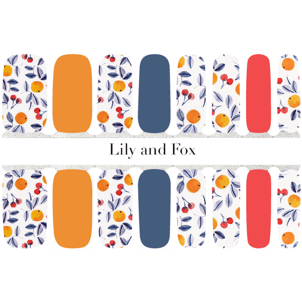 Lily And Fox - Nail Wrap - Squeeze The Day