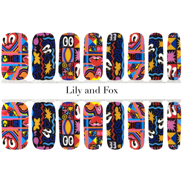 Lily And Fox - Nail Wrap - Pop Goes The Easel