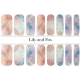 Lily And Fox - Nail Wrap - Watercolor Nebula