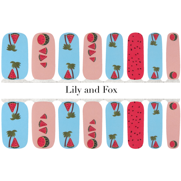 Lily And Fox - Nail Wrap - Mellonnaire Maddness
