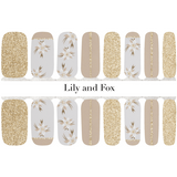 Lily And Fox - Nail Wrap - Golden Glamour