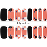 Lily and Fox - Nail Wrap - English Rose