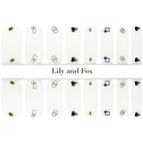 Lily and Fox - Nail Wrap - Golden Hour