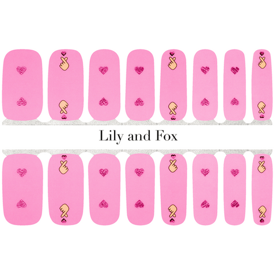 Lily And Fox - Nail Wrap - Instant Crush